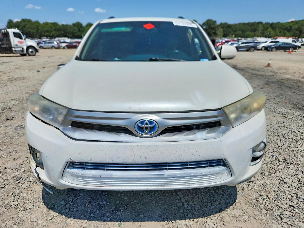 2011 Toyota Highlander Hybrid Limited White vin: JTEDC3EHXB2001166