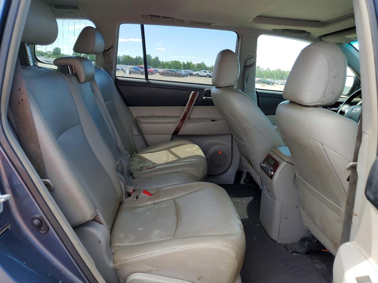 2012 Toyota Highlander Hybrid Limited Blue vin: JTEDC3EHXC2010323