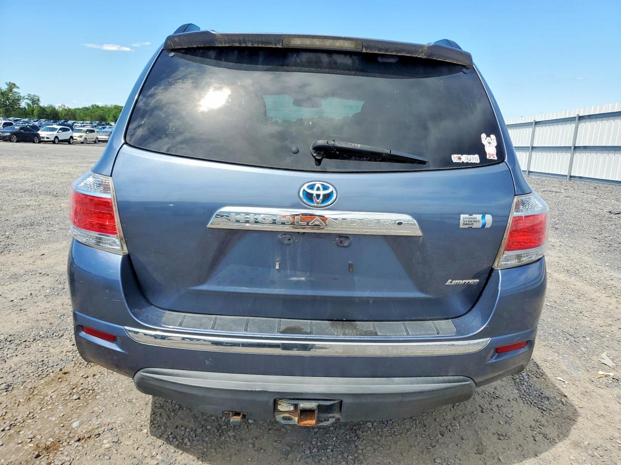 2012 Toyota Highlander Hybrid Limited Blue vin: JTEDC3EHXC2010323