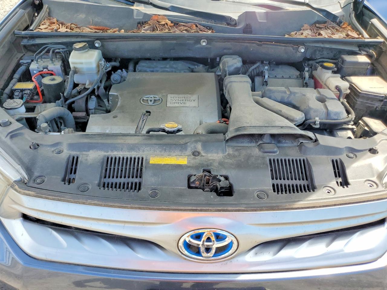 2012 Toyota Highlander Hybrid Limited Blue vin: JTEDC3EHXC2010323
