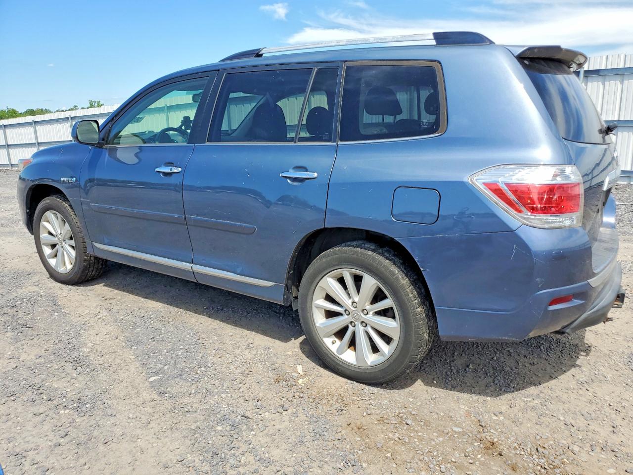 2012 Toyota Highlander Hybrid Limited Blue vin: JTEDC3EHXC2010323