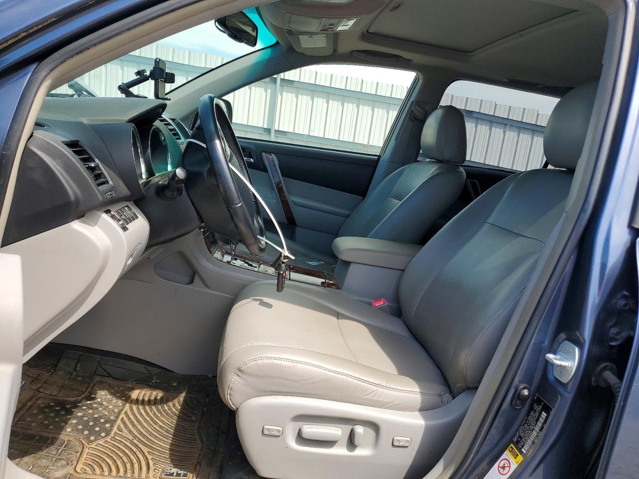 2012 Toyota Highlander Hybrid Limited Blue vin: JTEDC3EHXC2010323