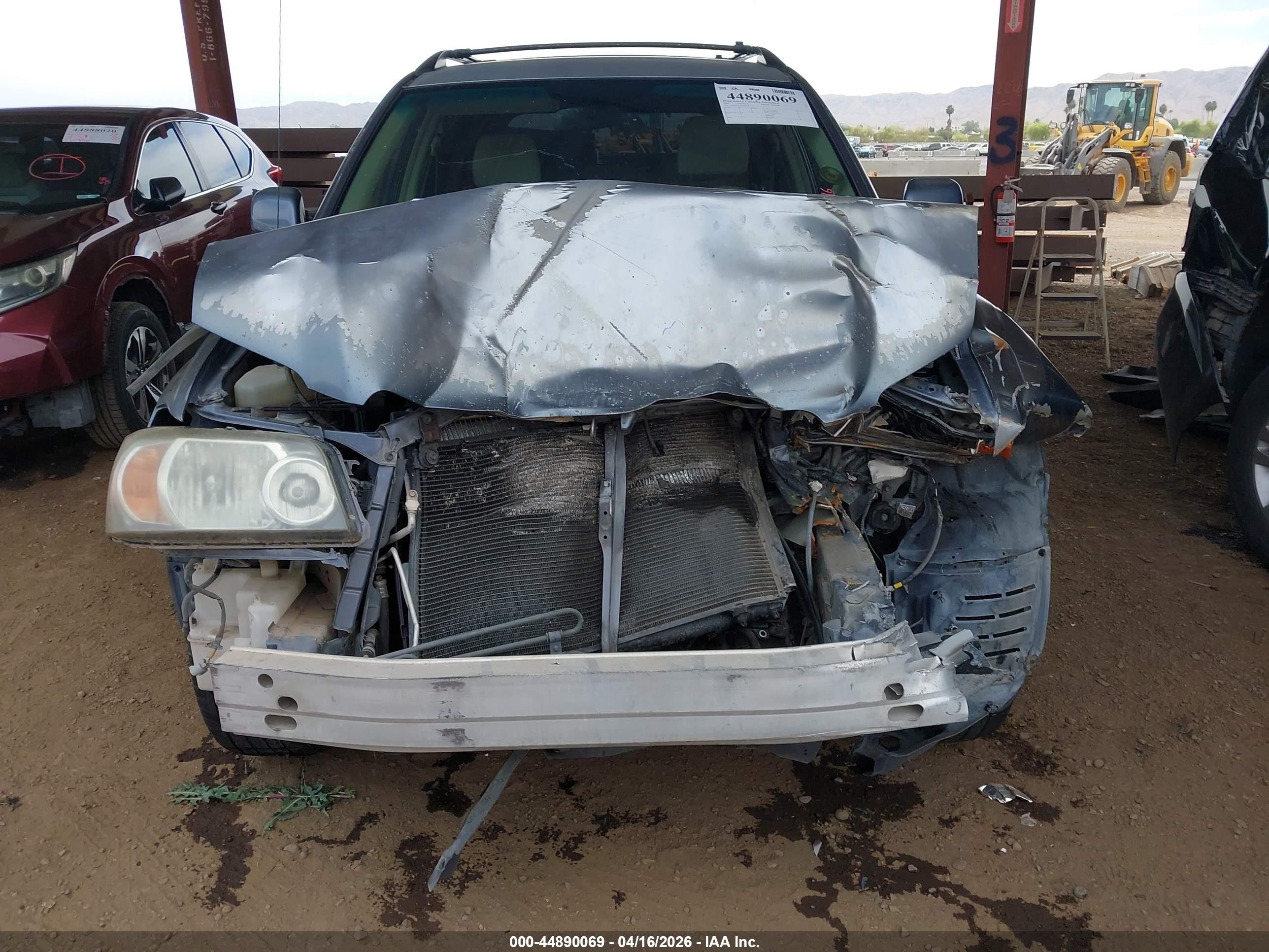 2005 Toyota Highlander   Teal vin: JTEDD21A150108526