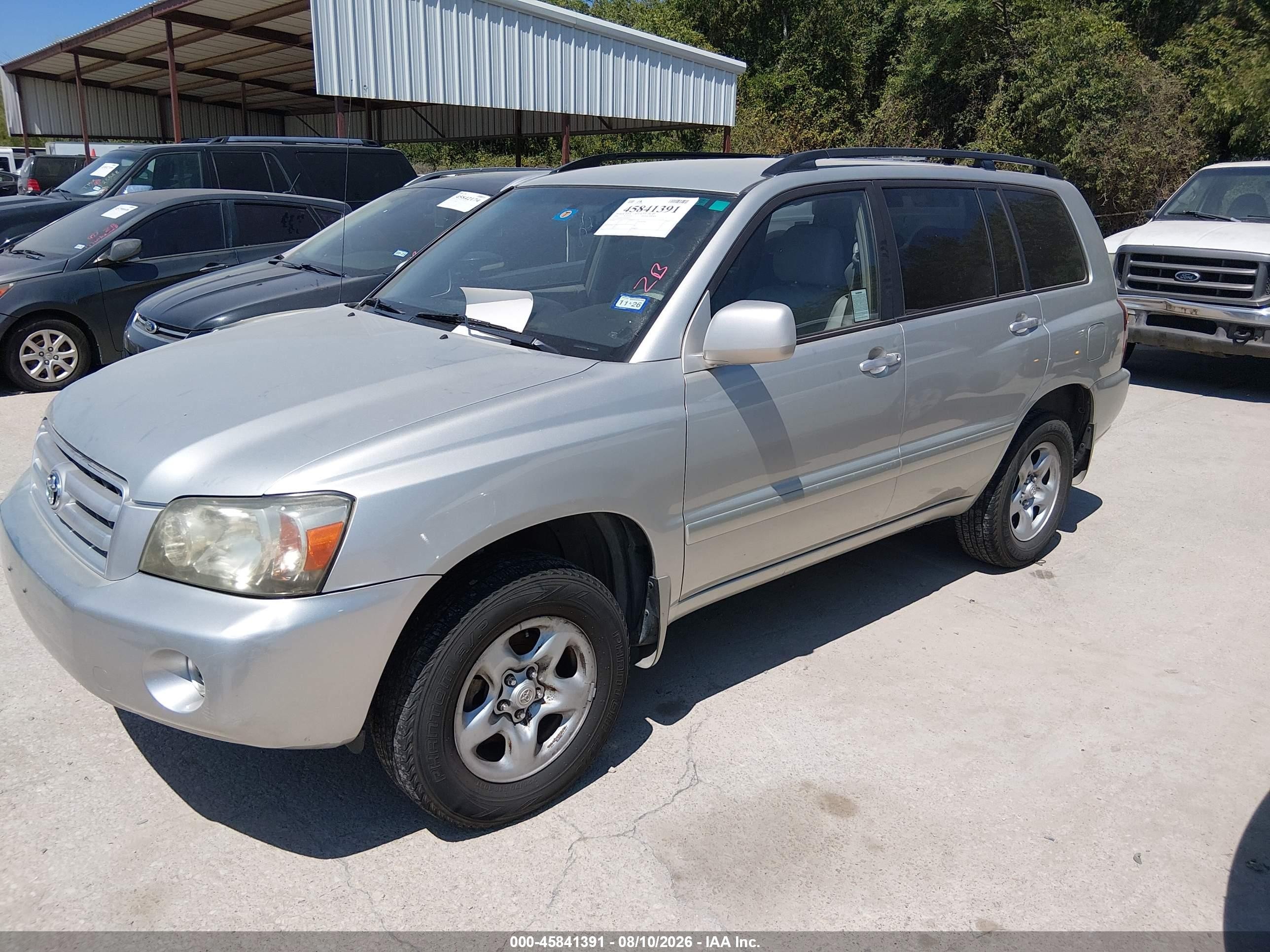 2004 Toyota Highlander   Gray vin: JTEDD21A540094239