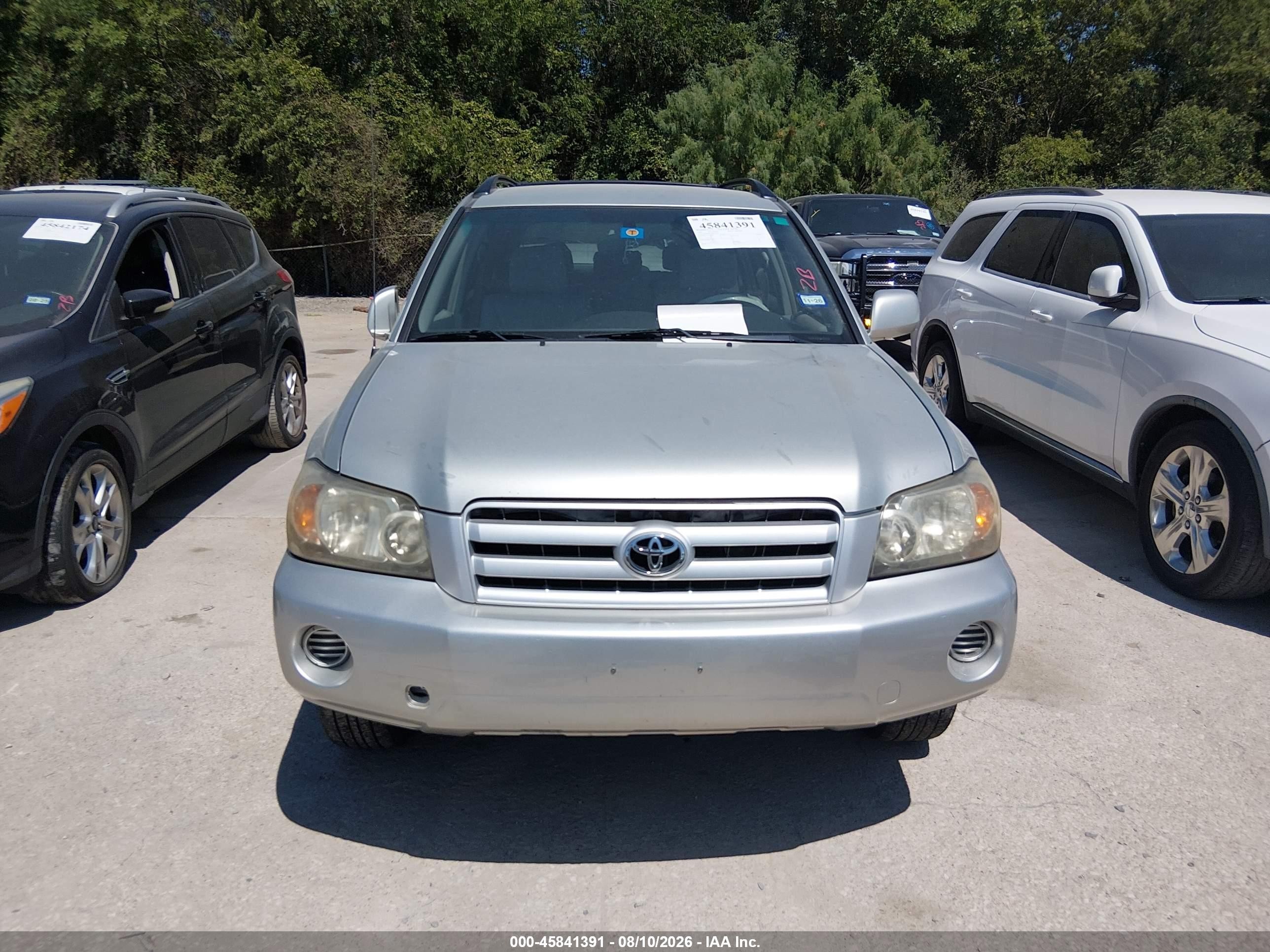 2004 Toyota Highlander   Gray vin: JTEDD21A540094239