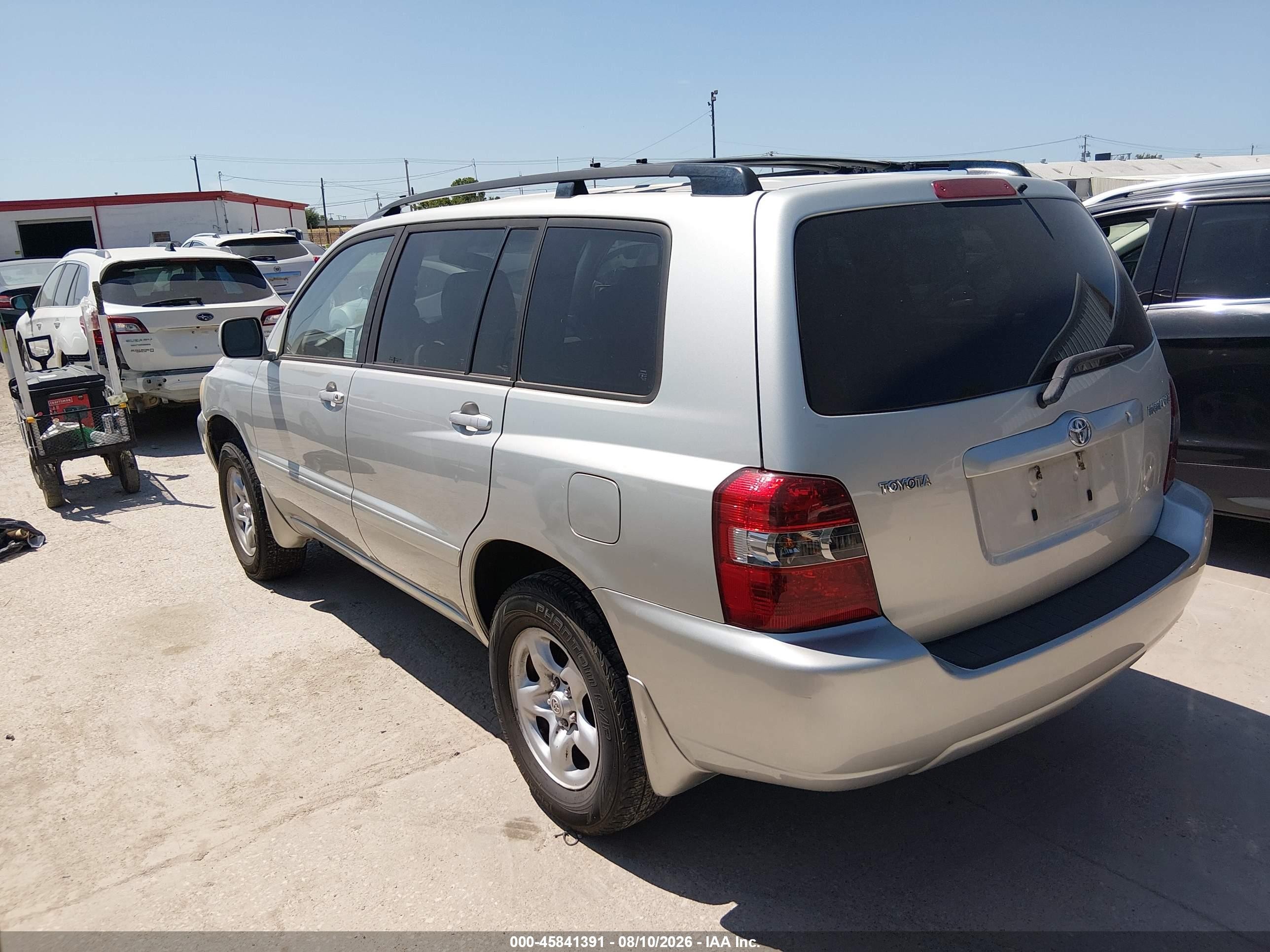 2004 Toyota Highlander   Gray vin: JTEDD21A540094239