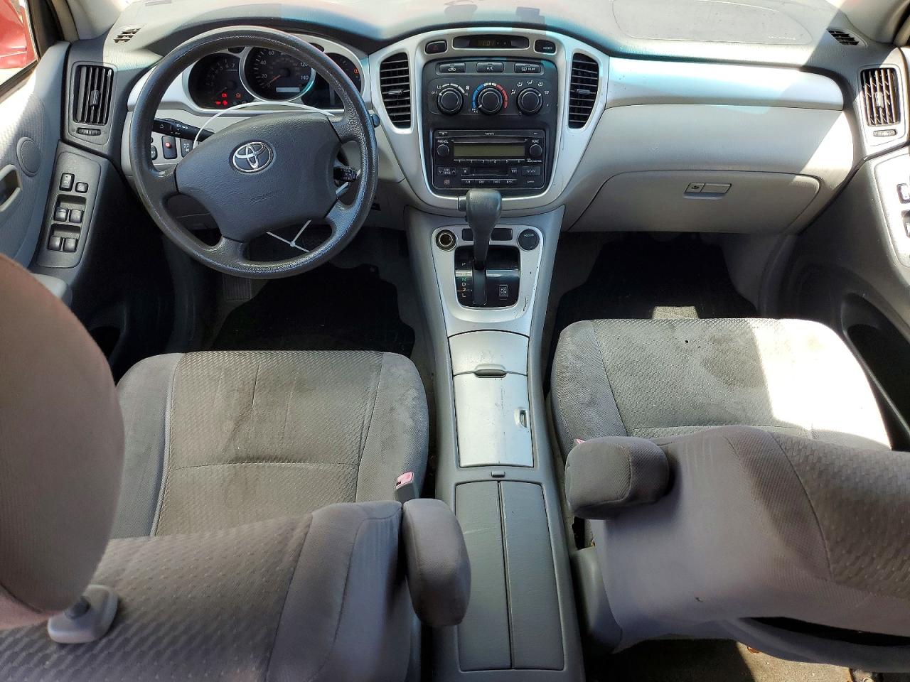 2006 Toyota Highlander Base Красный vin: JTEDD21A560146732