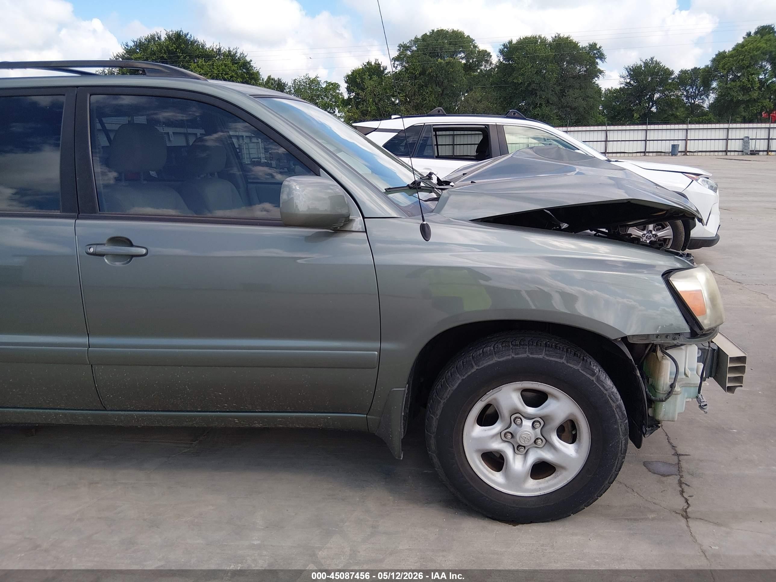 2007 Toyota Highlander   Green vin: JTEDD21A570168148