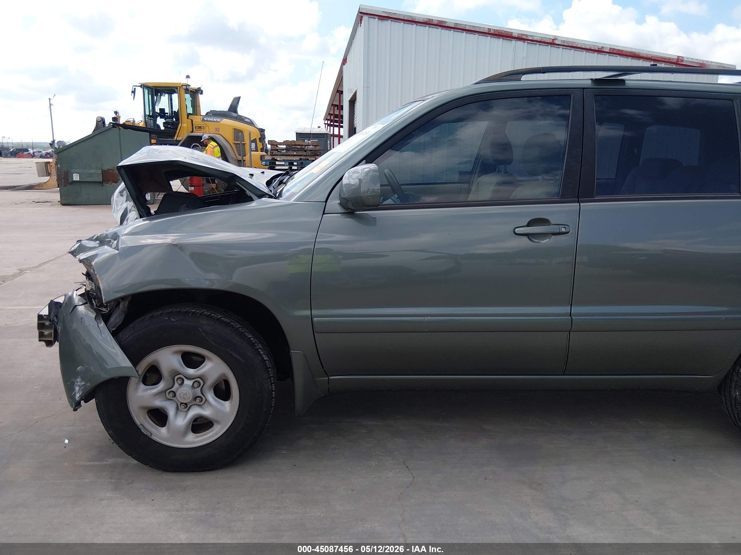 2007 Toyota Highlander   Green vin: JTEDD21A570168148