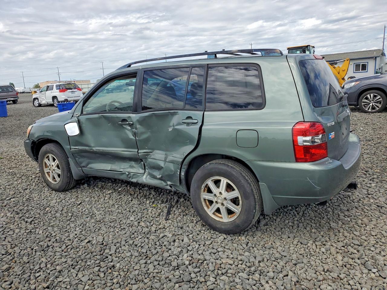 2004 Toyota Highlander Base Green vin: JTEDD21A940096494
