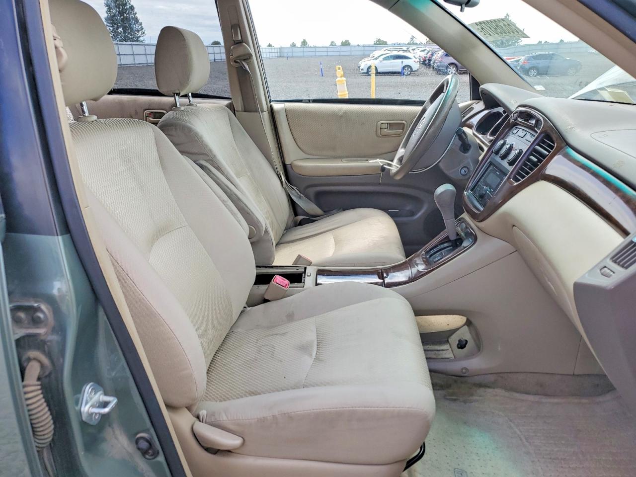 2004 Toyota Highlander Base Green vin: JTEDD21A940096494