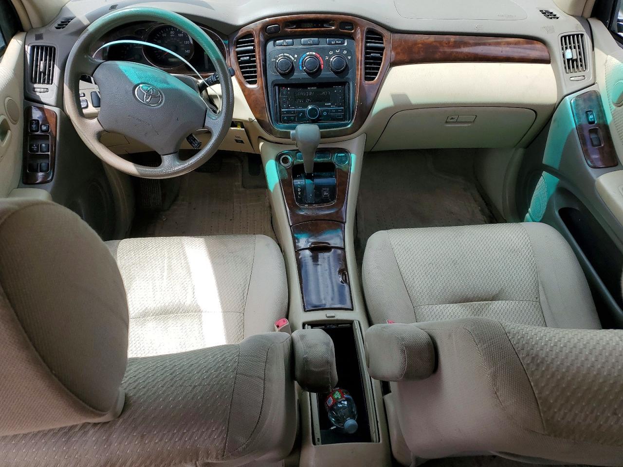 2004 Toyota Highlander Base Green vin: JTEDD21A940096494