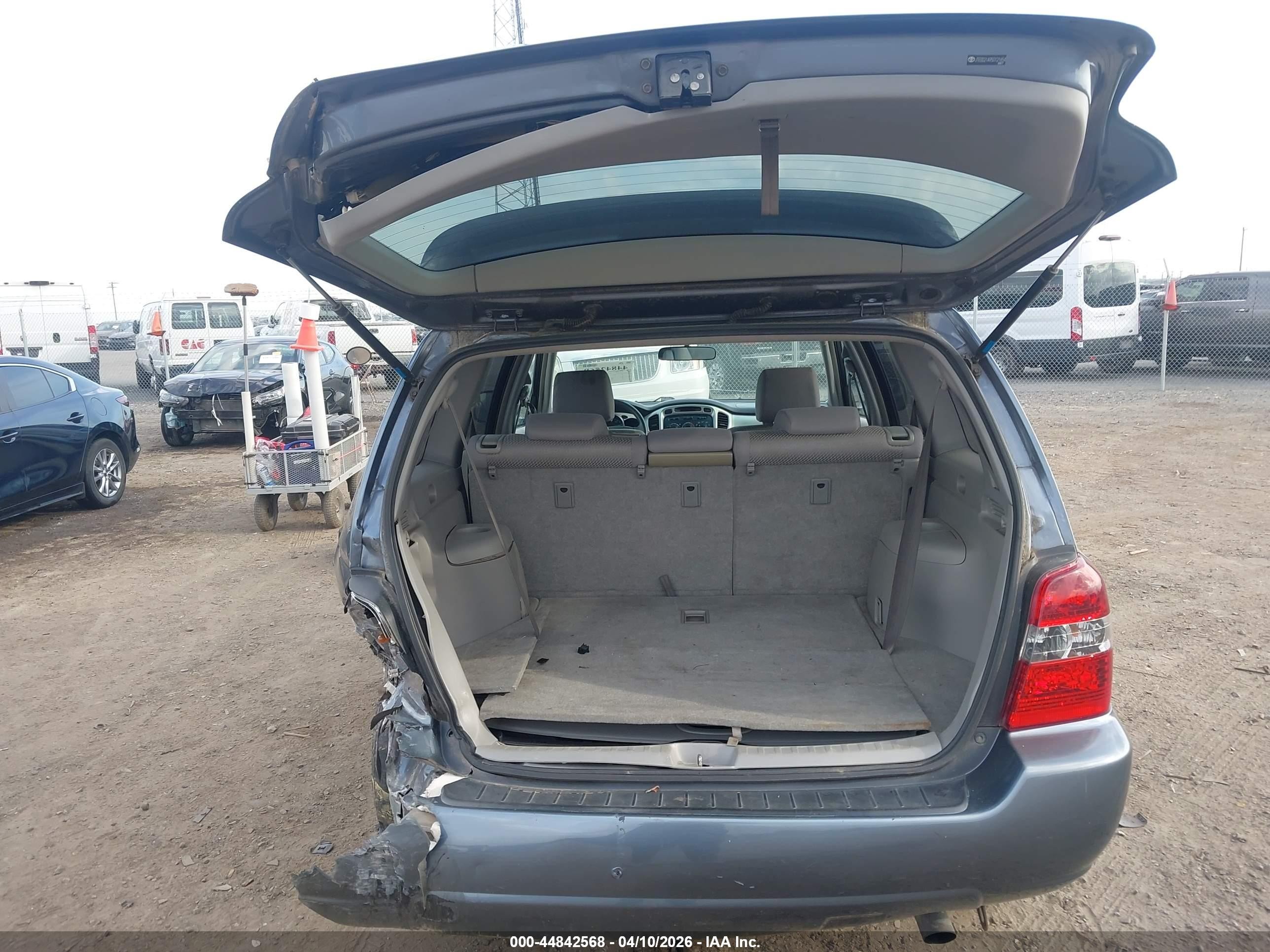 2005 Toyota Highlander   Turquoise vin: JTEDD21A950121654