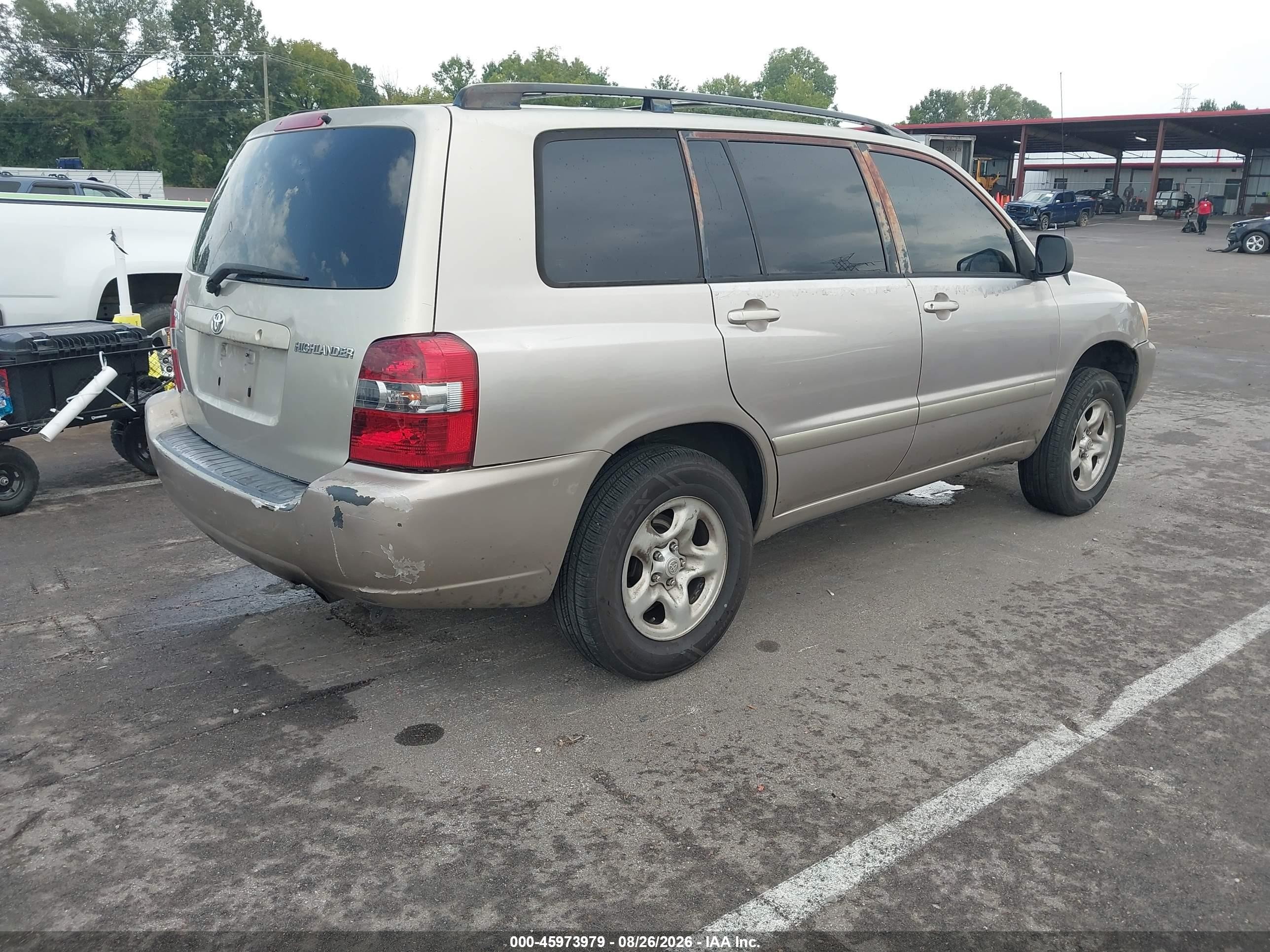 2007 Toyota Highlander   Brown vin: JTEDD21A970161994