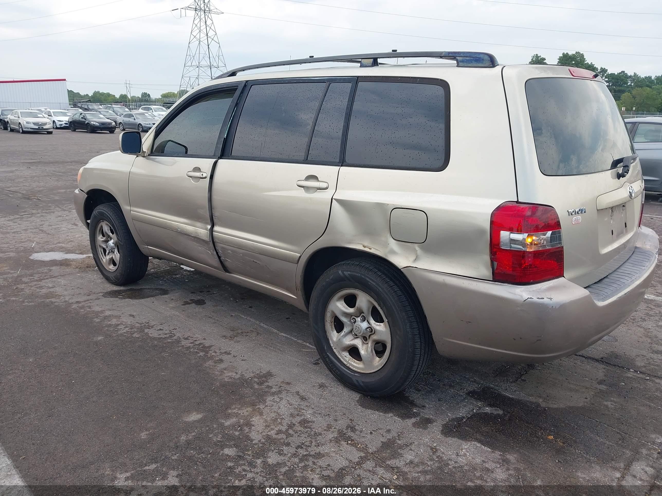 2007 Toyota Highlander   Brown vin: JTEDD21A970161994