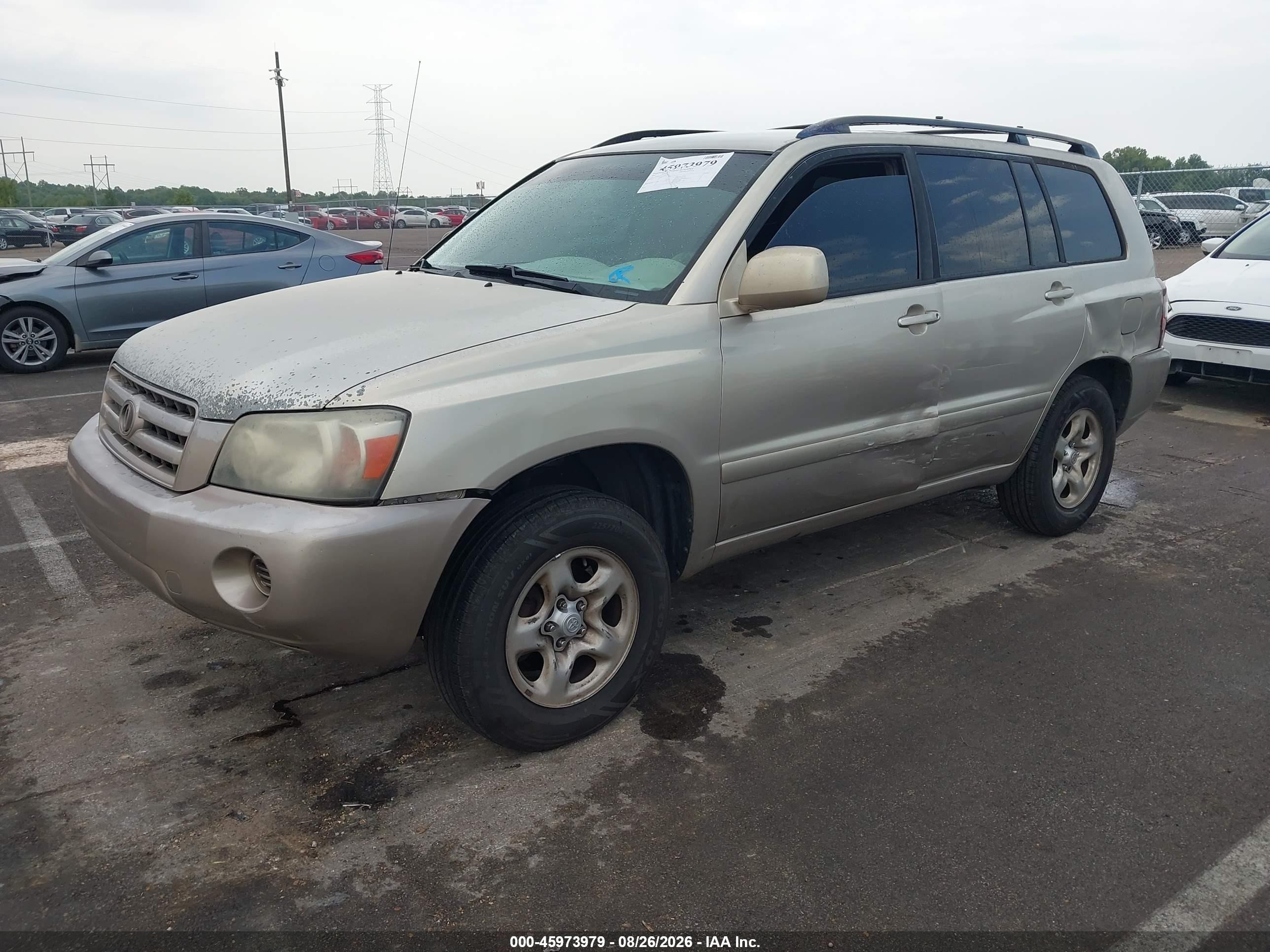 2007 Toyota Highlander   Brown vin: JTEDD21A970161994