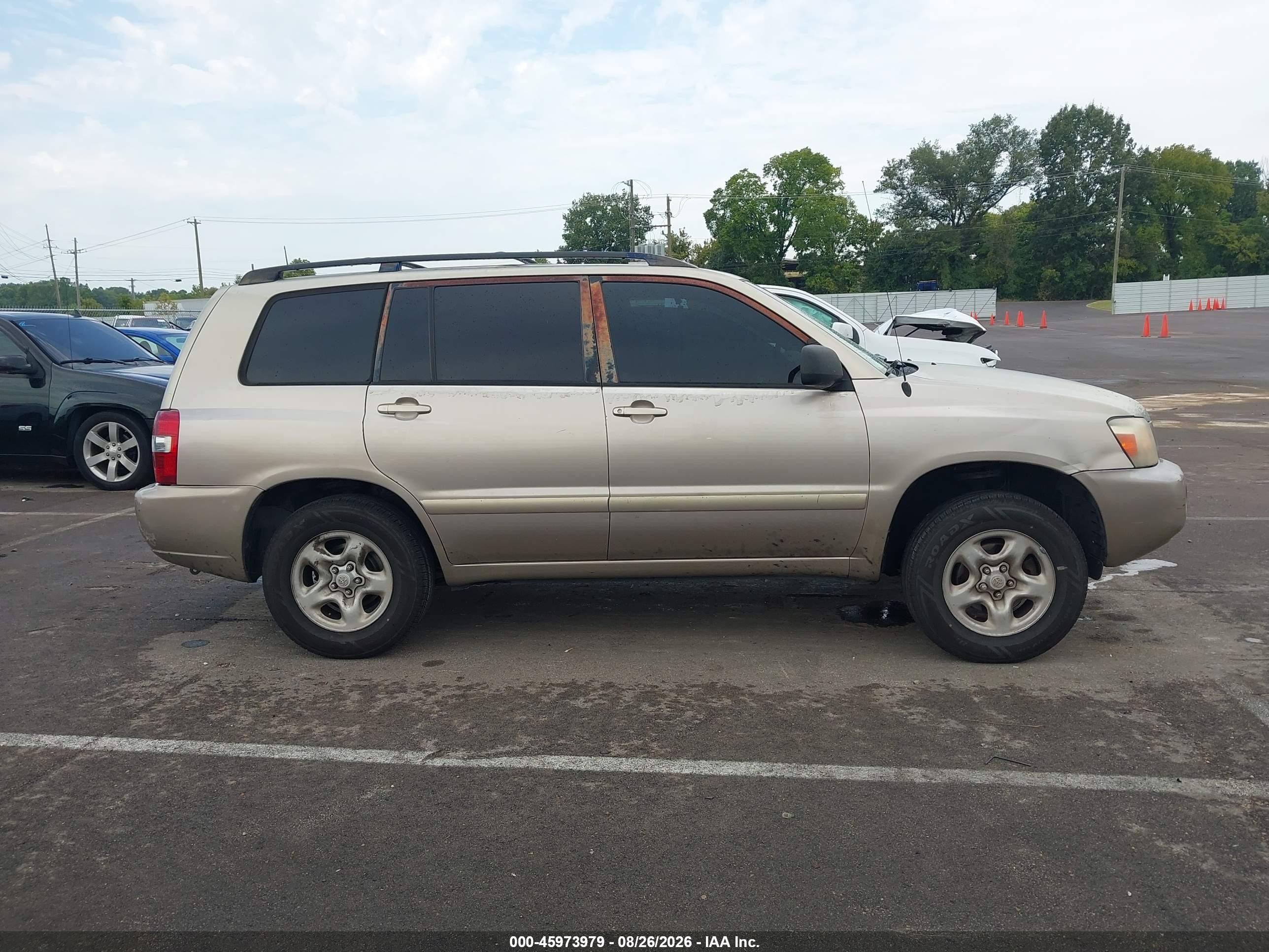 2007 Toyota Highlander   Brown vin: JTEDD21A970161994