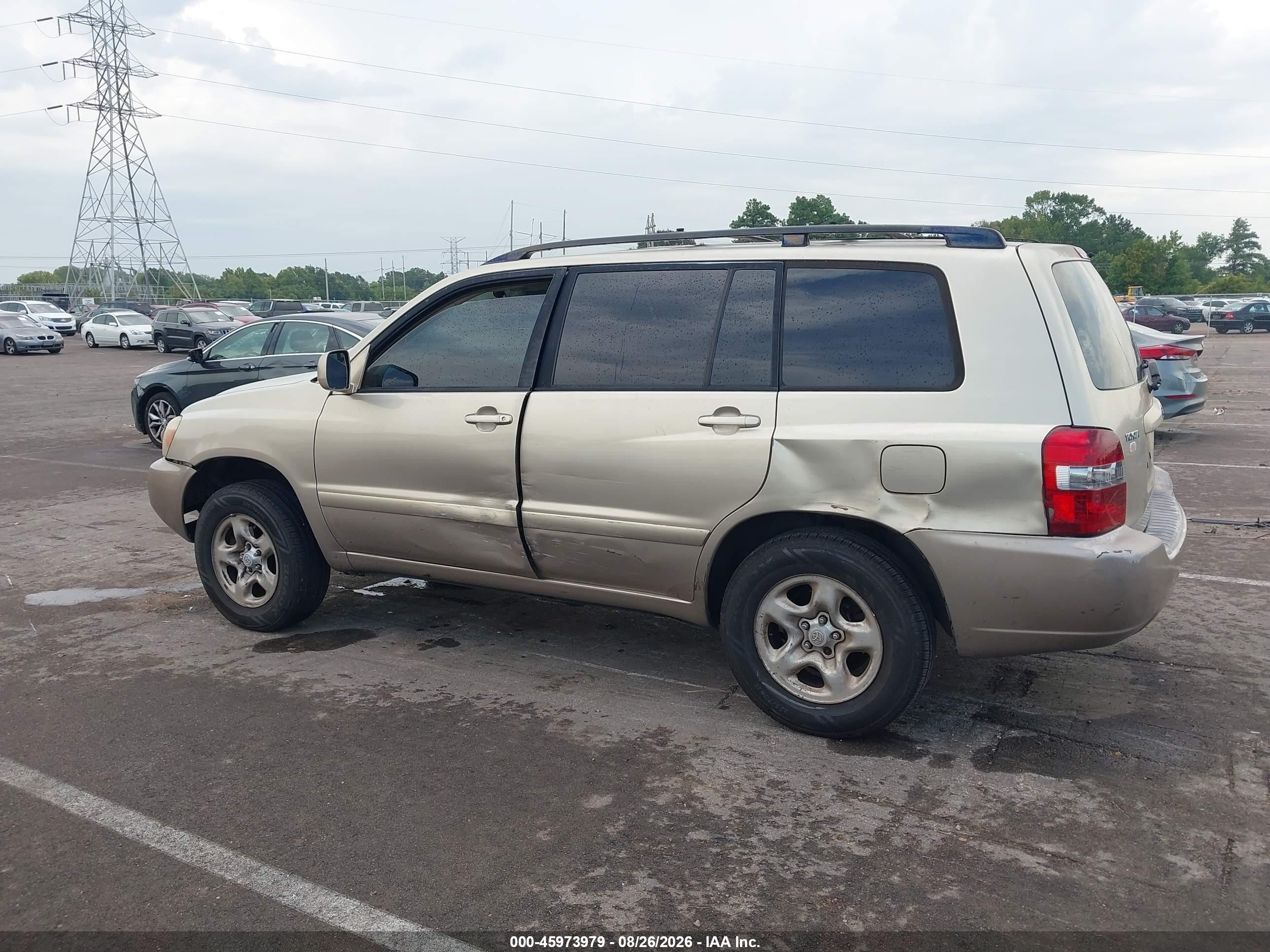 2007 Toyota Highlander   Brown vin: JTEDD21A970161994
