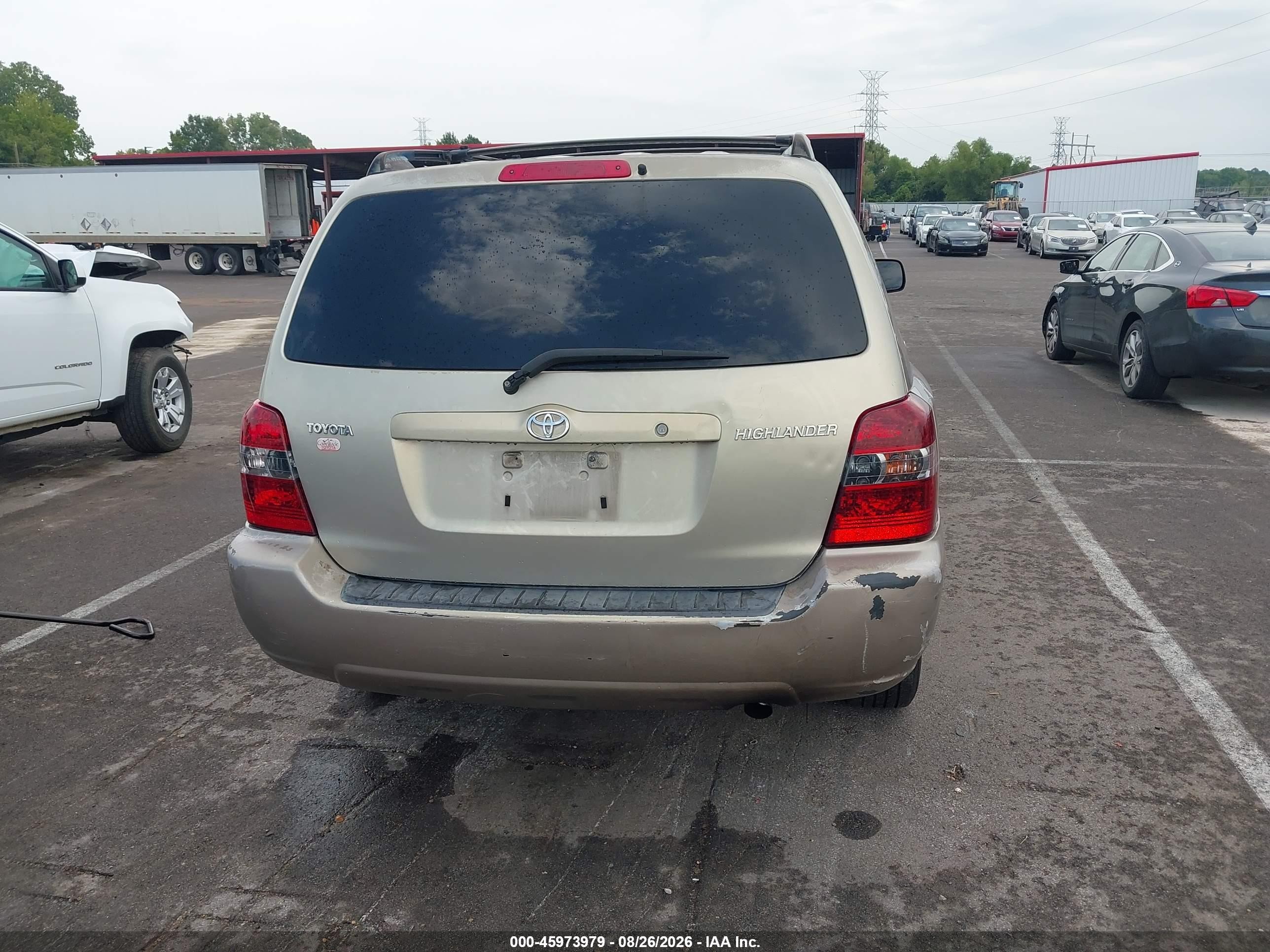 2007 Toyota Highlander   Brown vin: JTEDD21A970161994