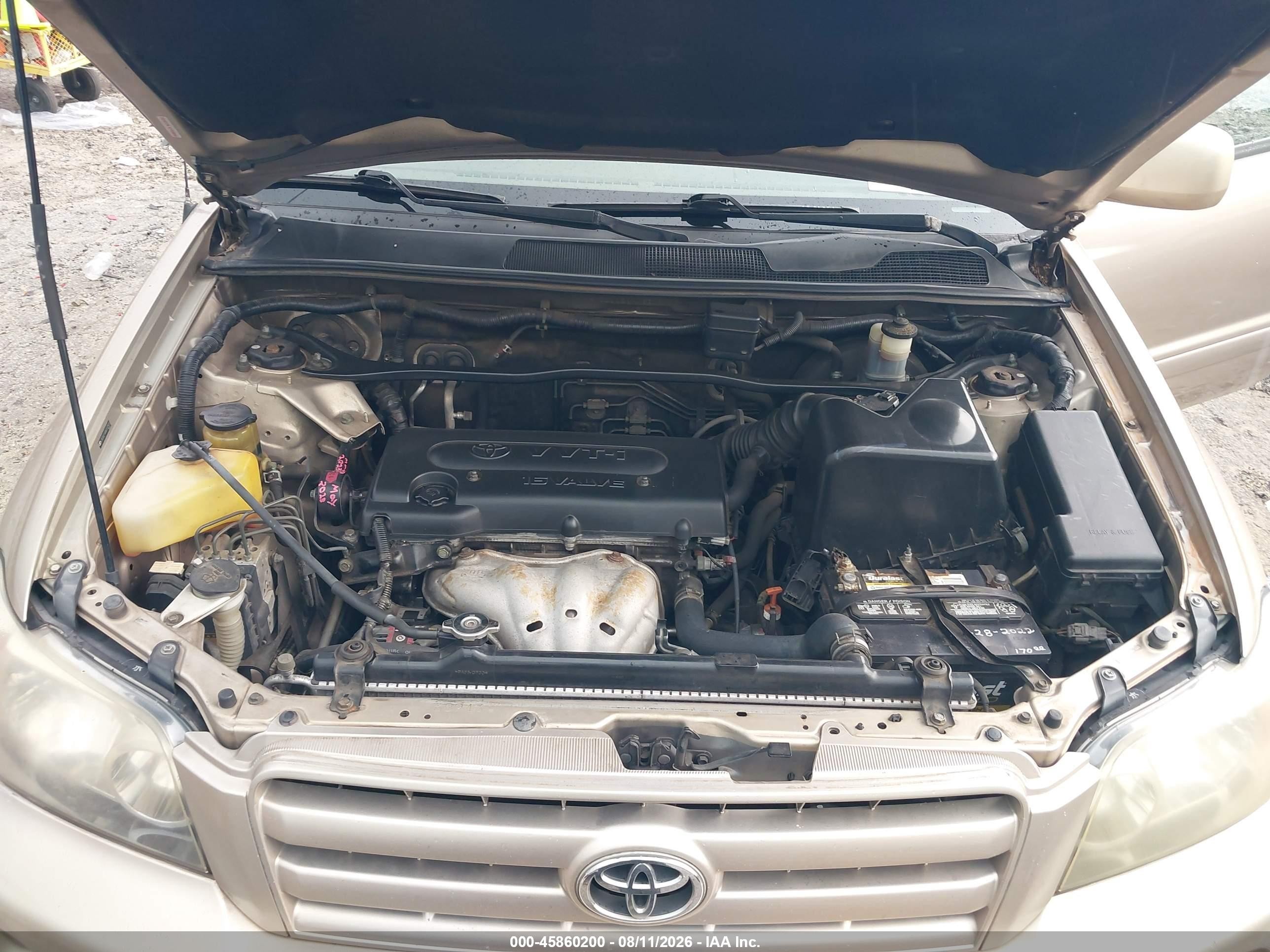 2006 Toyota Highlander   Beige vin: JTEDD21AX60137931