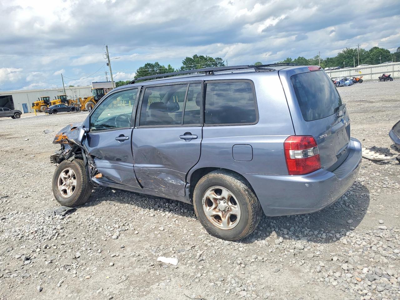 2006 Toyota Highlander Base Blue vin: JTEDD21AX60140103