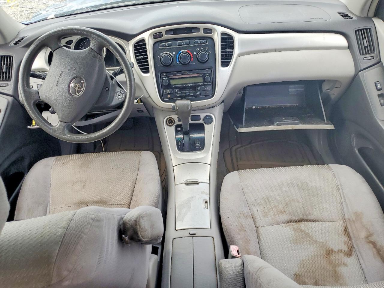 2006 Toyota Highlander Base Blue vin: JTEDD21AX60140103