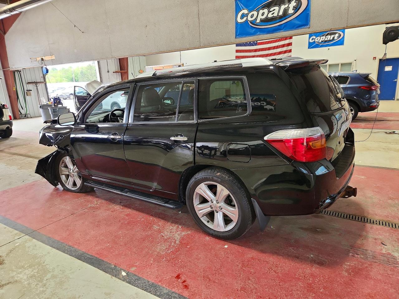 2010 Toyota Highlander Limited Black vin: JTEDK3EH1A2164662
