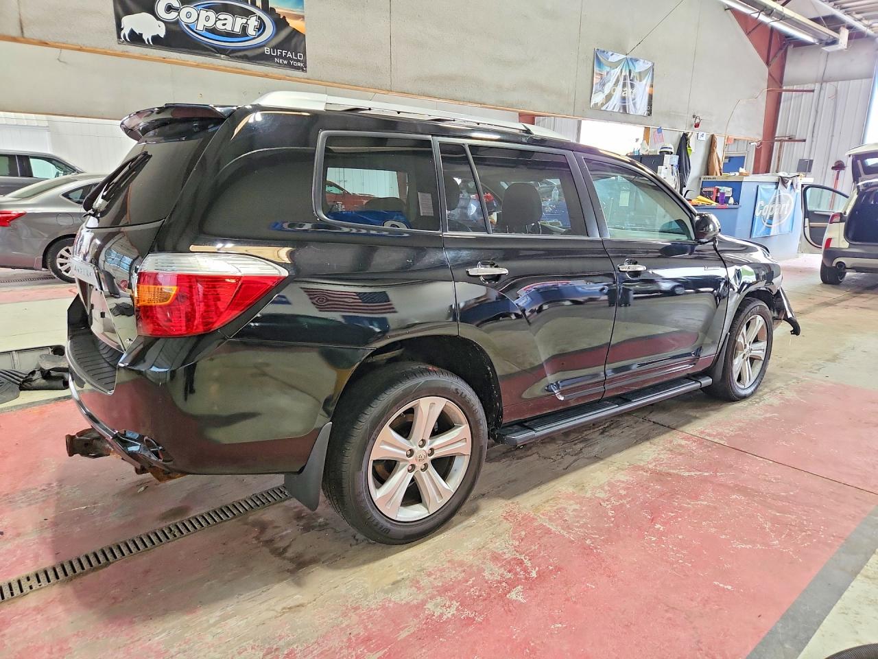 2010 Toyota Highlander Limited Black vin: JTEDK3EH1A2164662