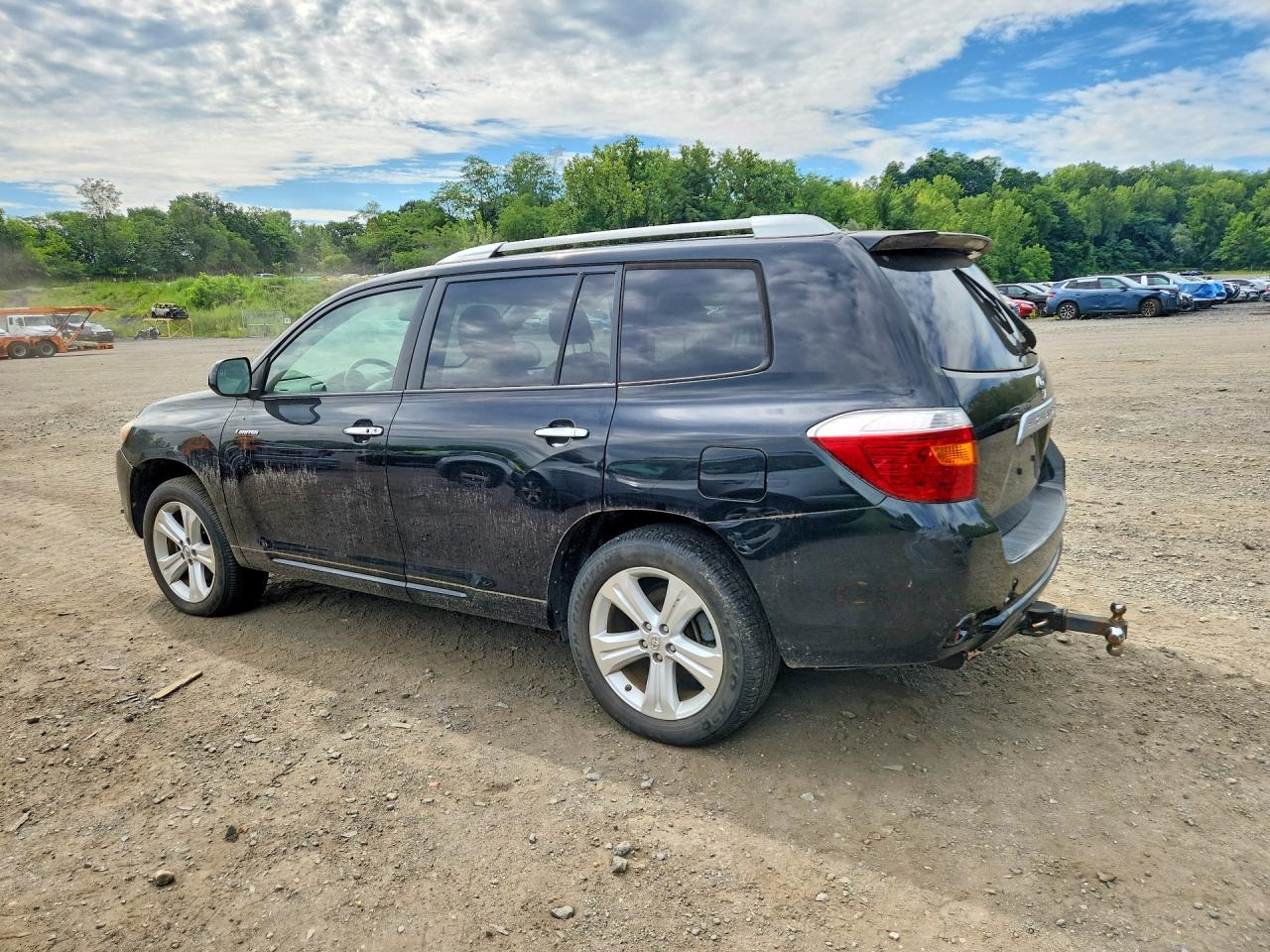 2010 Toyota Highlander Limited Black vin: JTEDK3EH6A2167573