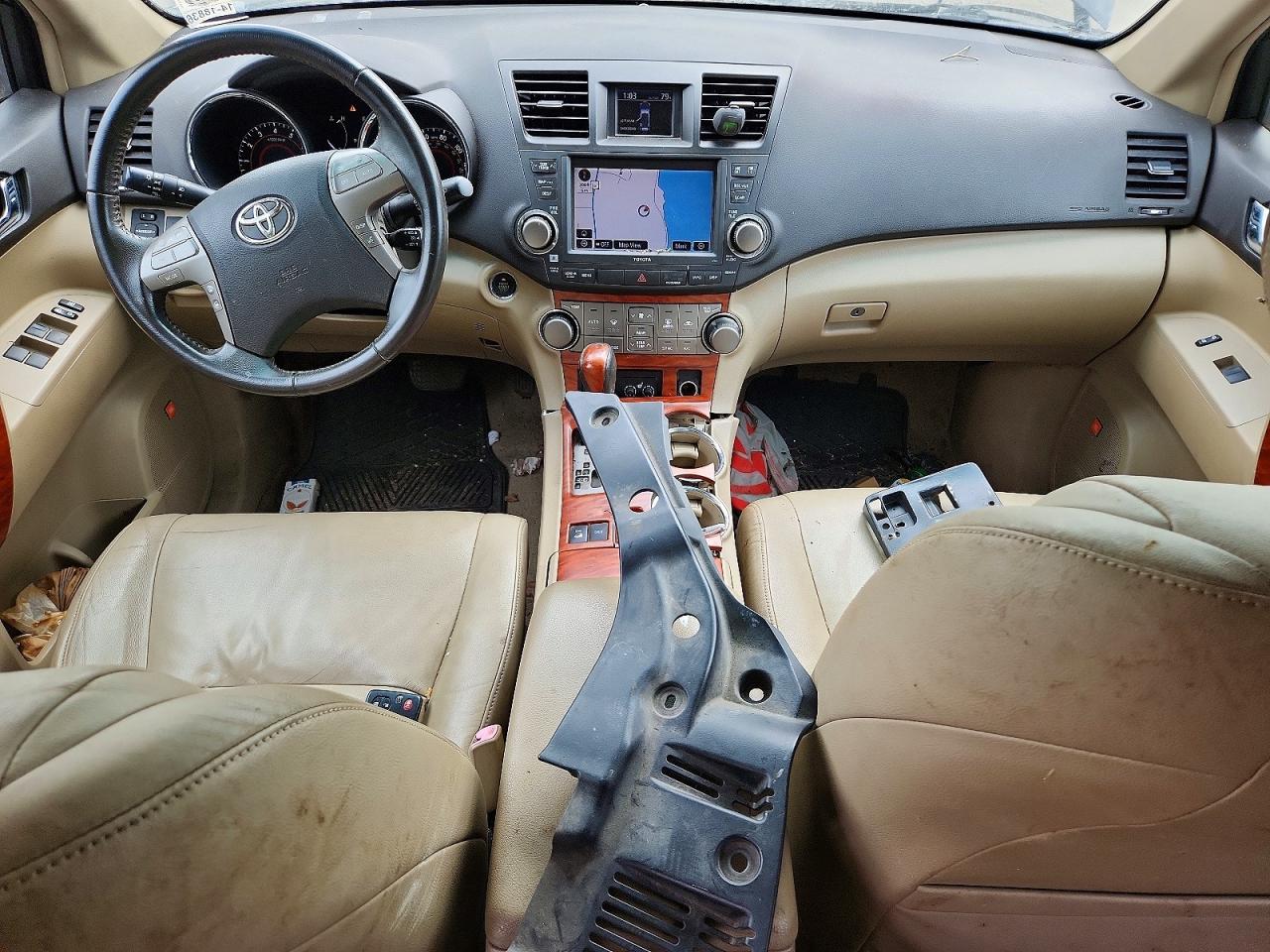 2010 Toyota Highlander Limited Black vin: JTEDK3EH6A2167573