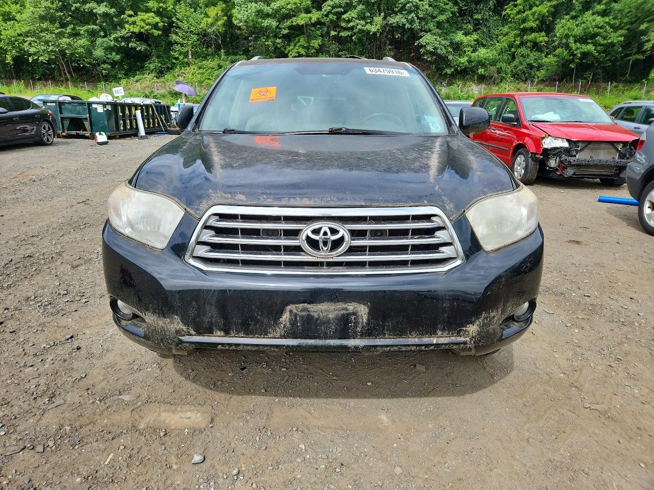 2010 Toyota Highlander Limited Black vin: JTEDK3EH6A2167573