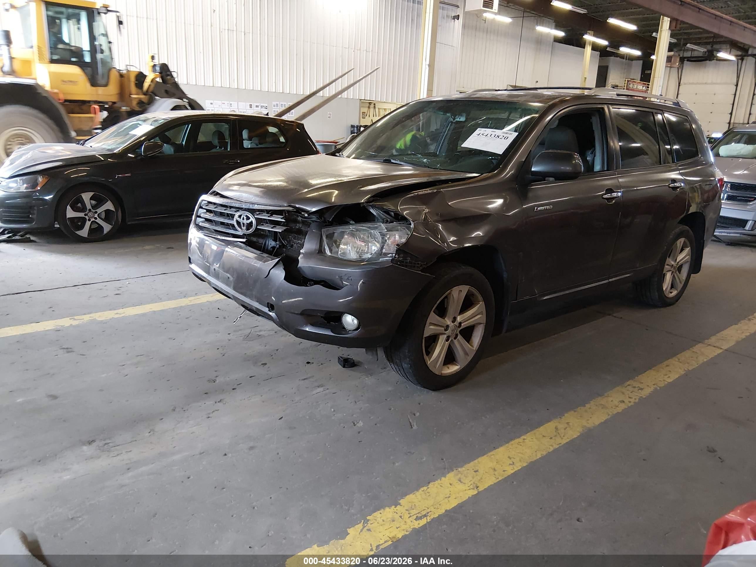 2010 Toyota Highlander Limited V6 Gray vin: JTEDK3EH8A2163685
