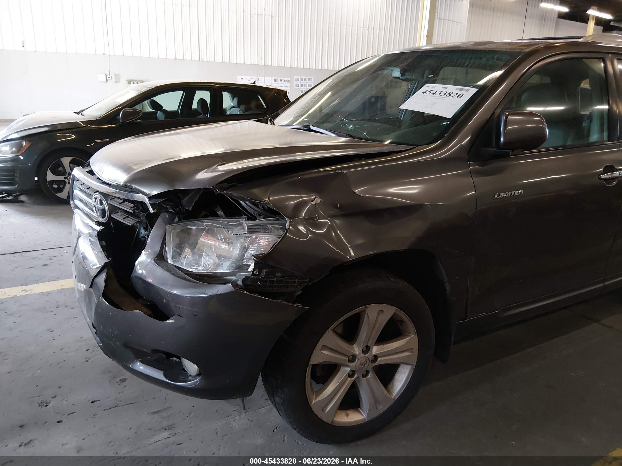 2010 Toyota Highlander Limited V6 Gray vin: JTEDK3EH8A2163685