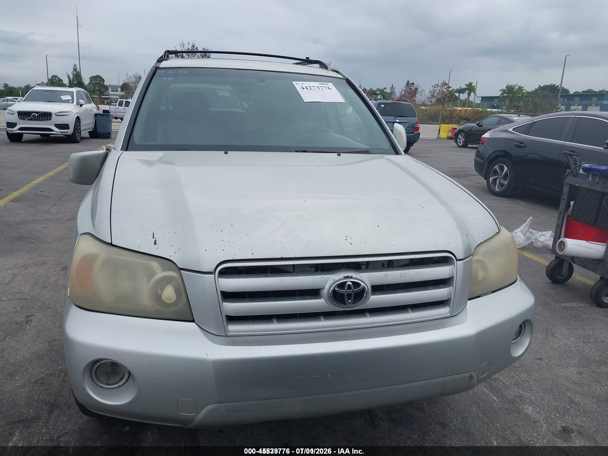 2004 Toyota Highlander Limited Silver vin: JTEDP21A040003692