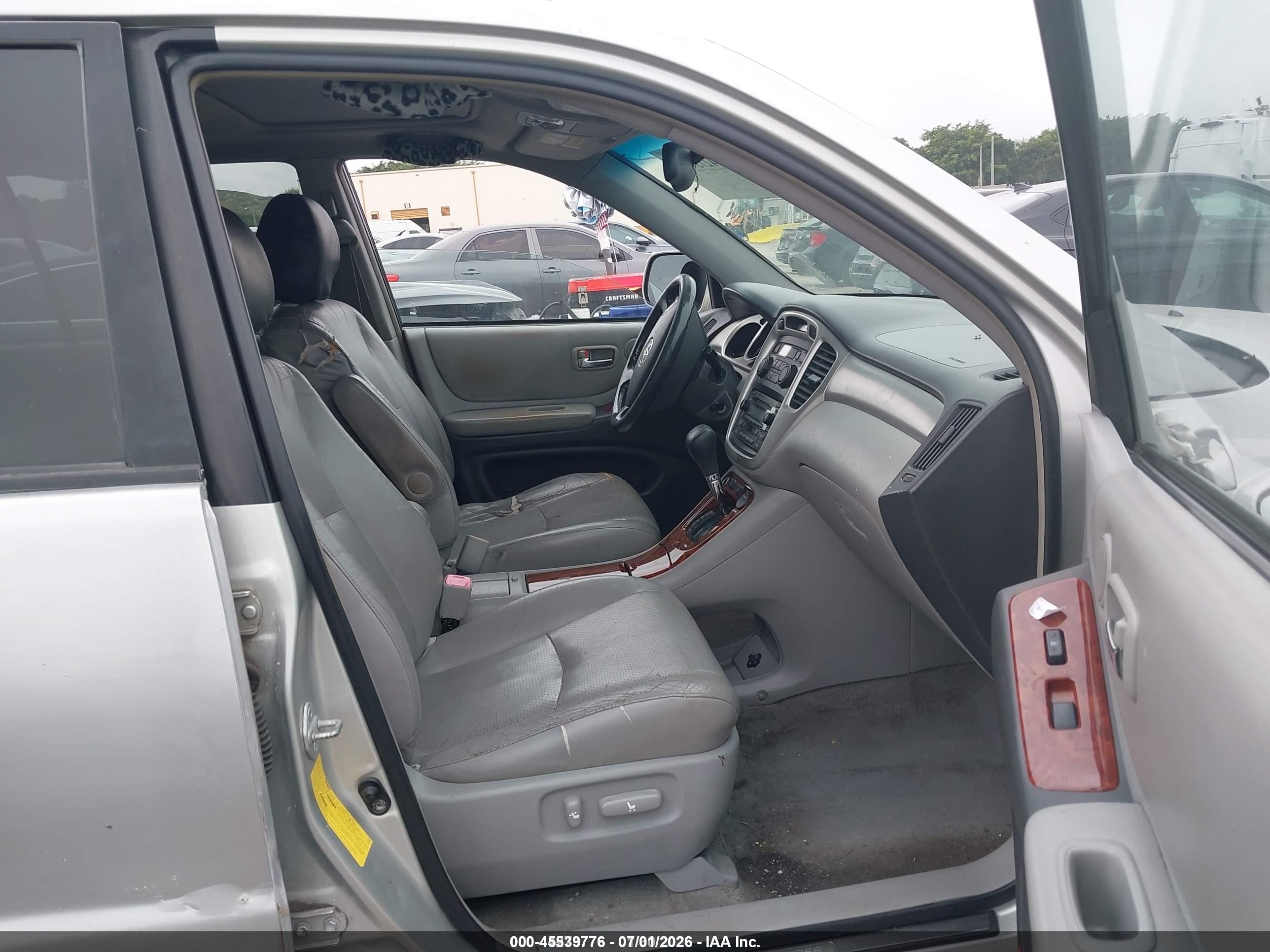 2004 Toyota Highlander Limited Silver vin: JTEDP21A040003692