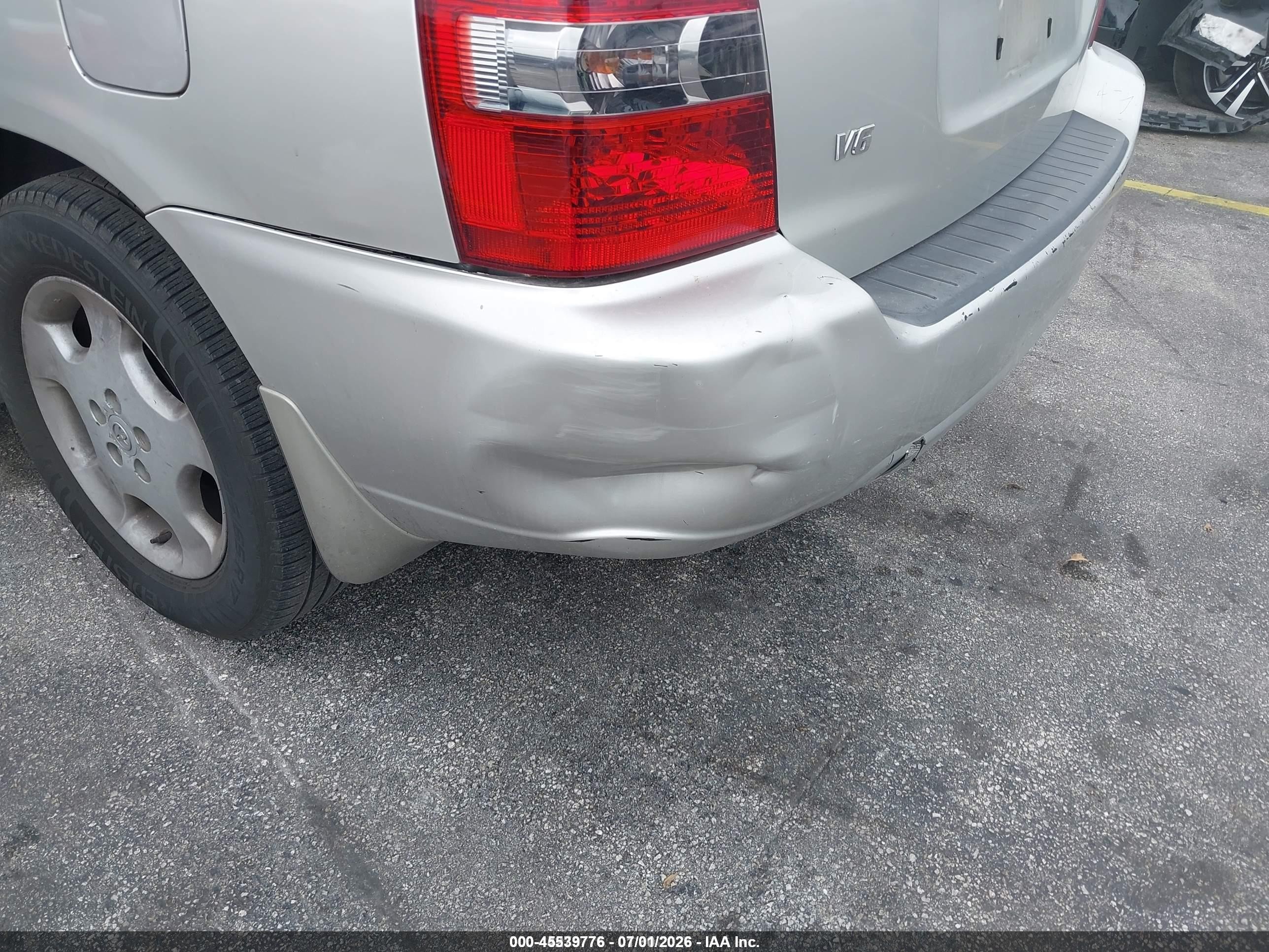 2004 Toyota Highlander Limited Silver vin: JTEDP21A040003692