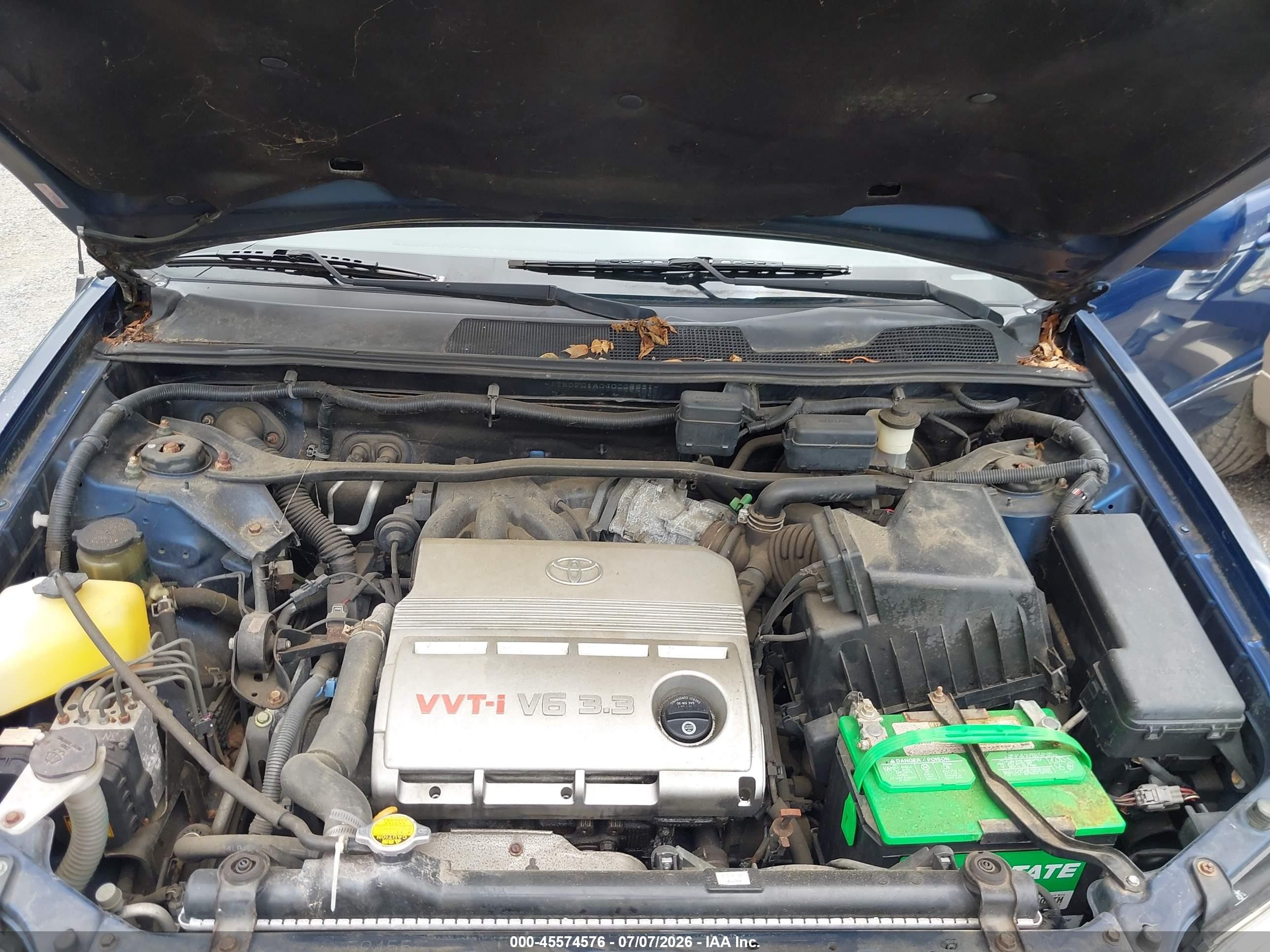 2004 Toyota Highlander V6 Синий vin: JTEDP21A040005281