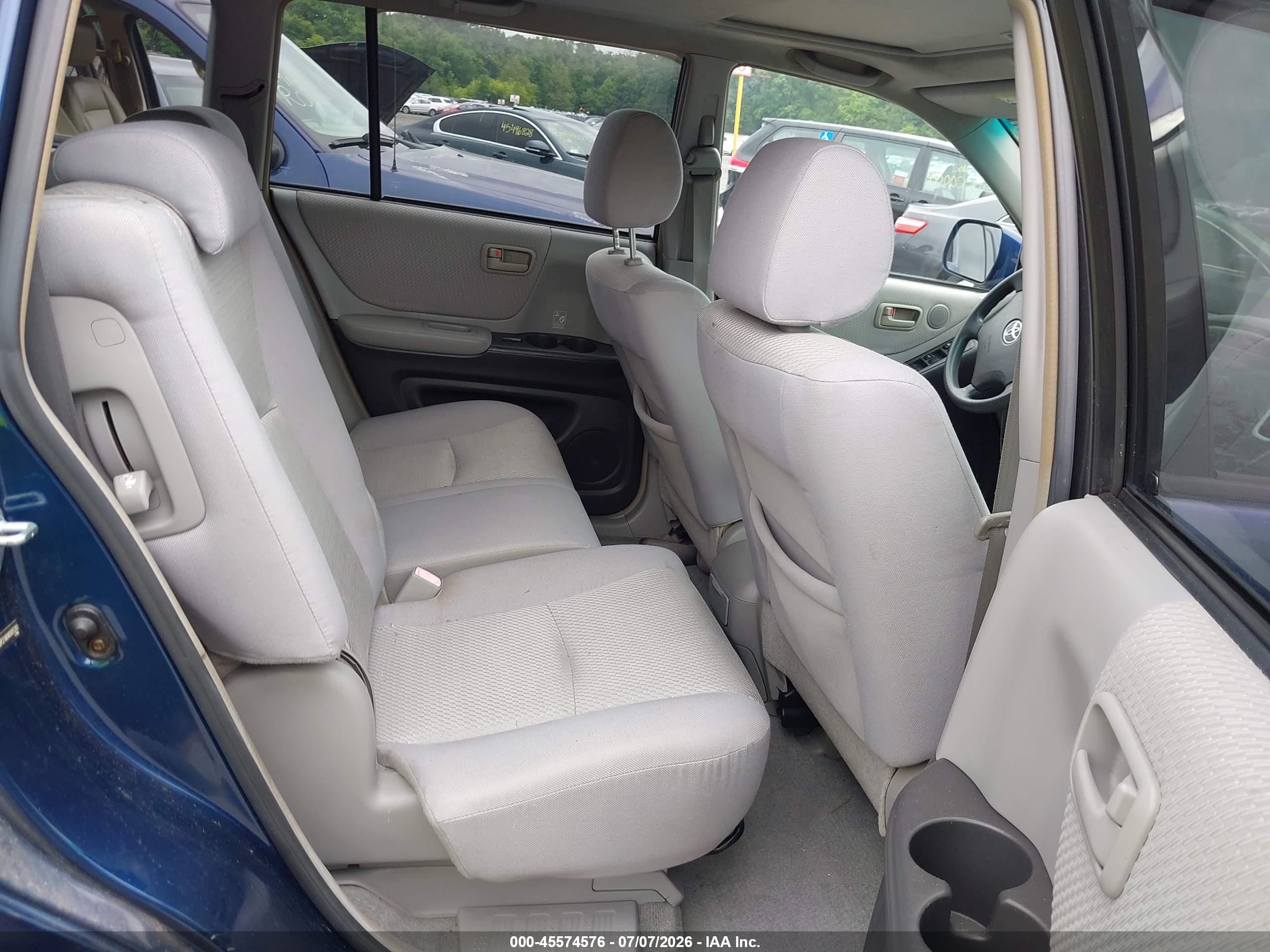 2004 Toyota Highlander V6 Синий vin: JTEDP21A040005281