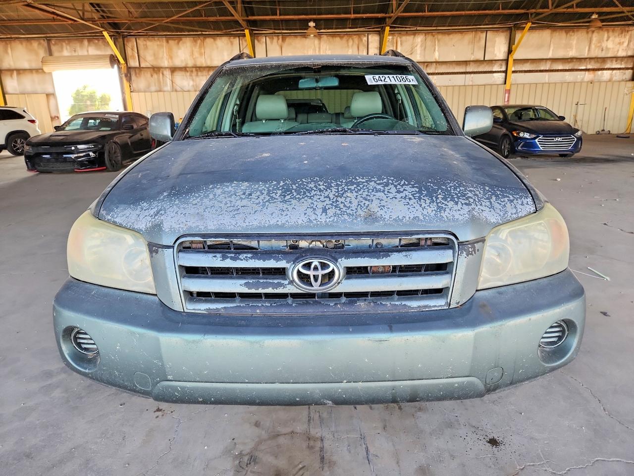 2004 Toyota Highlander Base Green vin: JTEDP21A040012411