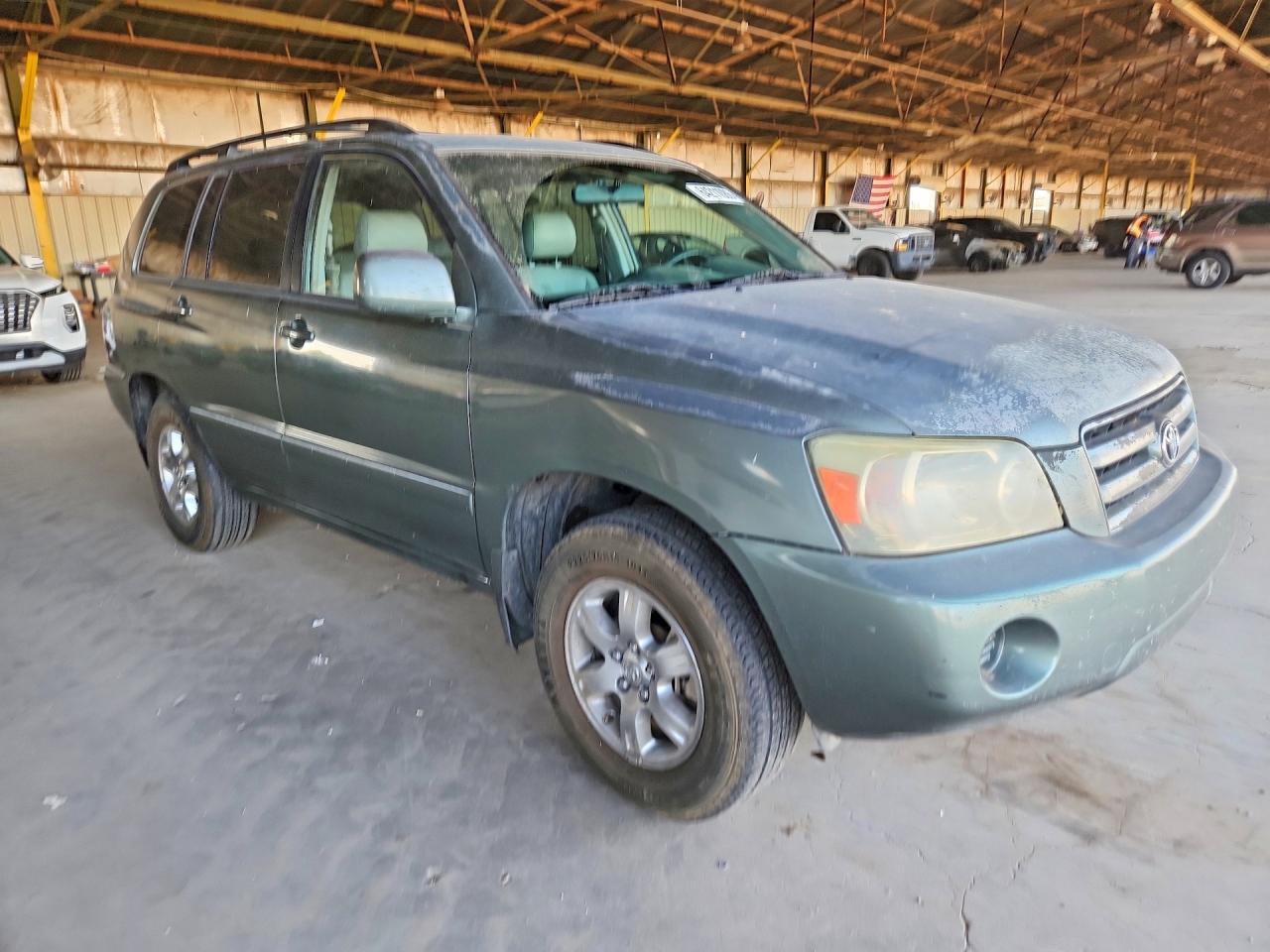 2004 Toyota Highlander Base Green vin: JTEDP21A040012411