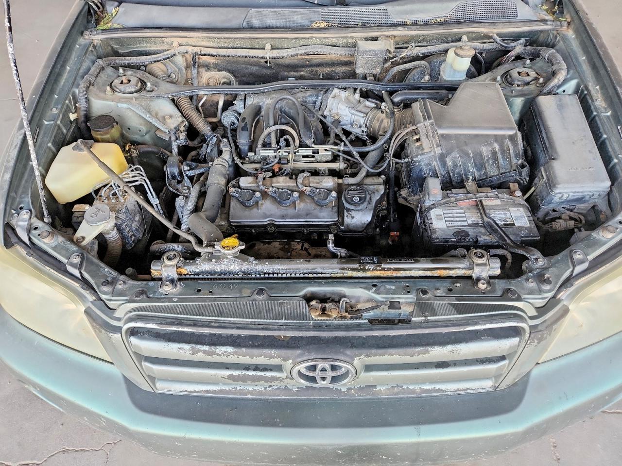 2004 Toyota Highlander Base Green vin: JTEDP21A040012411