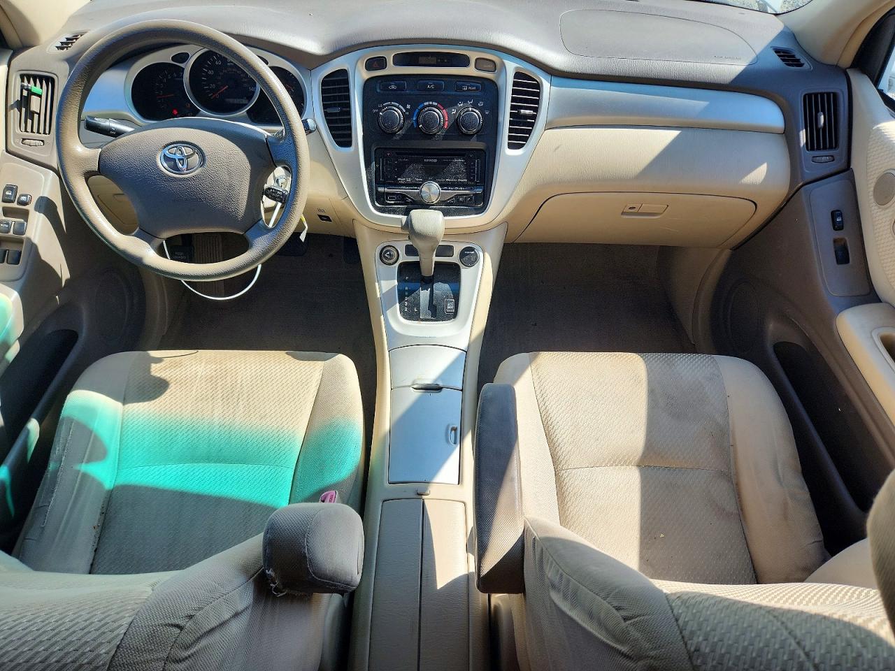 2004 Toyota Highlander Base White vin: JTEDP21A040012537