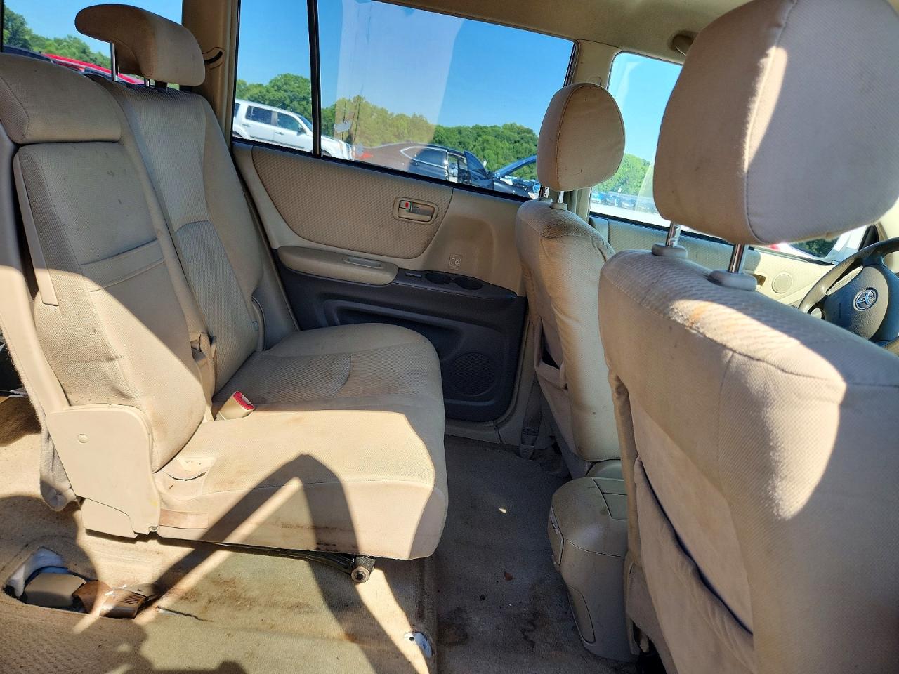 2004 Toyota Highlander Base White vin: JTEDP21A040012537