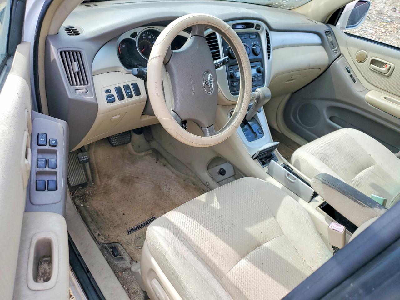 2005 Toyota Highlander Limited White vin: JTEDP21A050050187