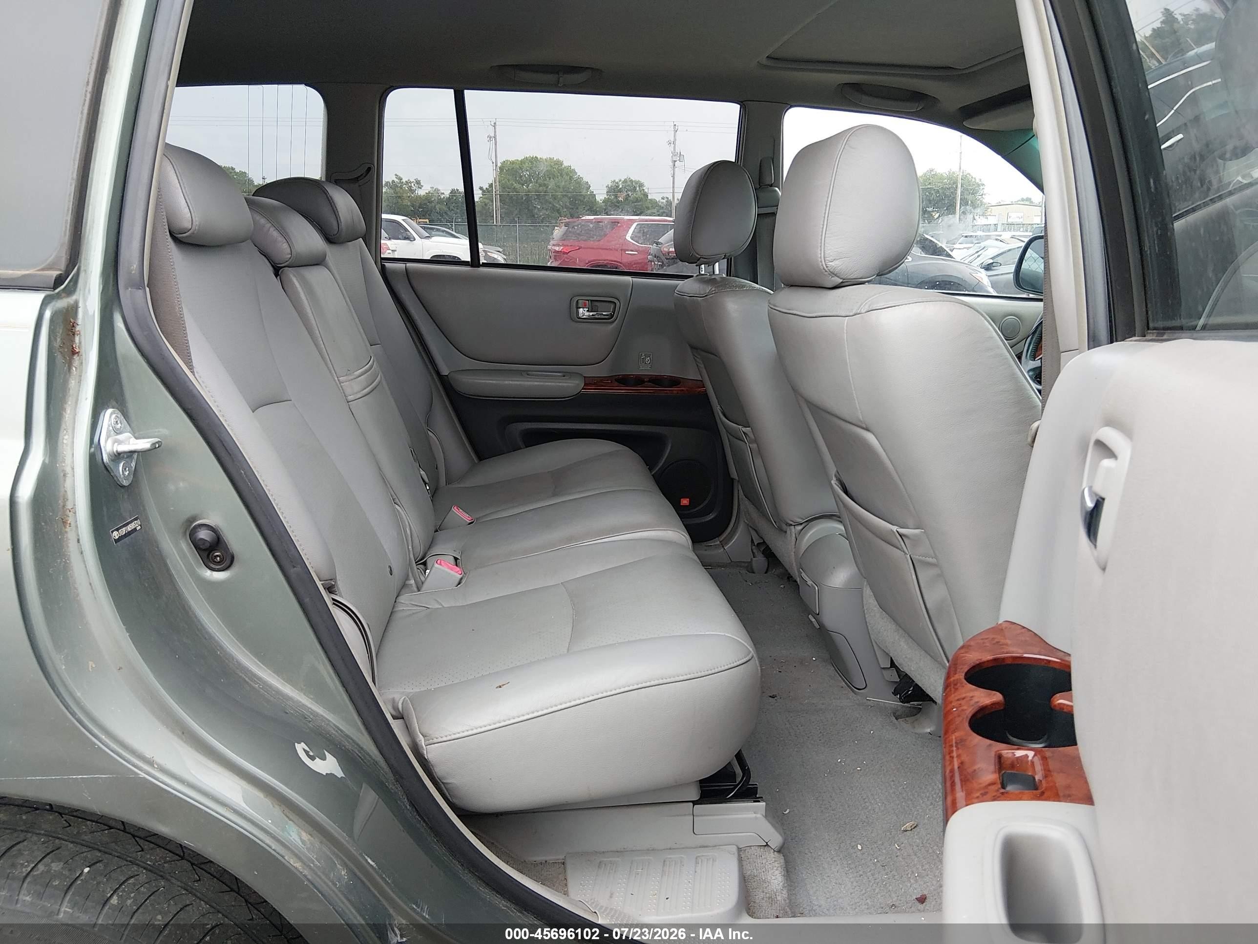 2005 Toyota Highlander Limited V6 Green vin: JTEDP21A050053218