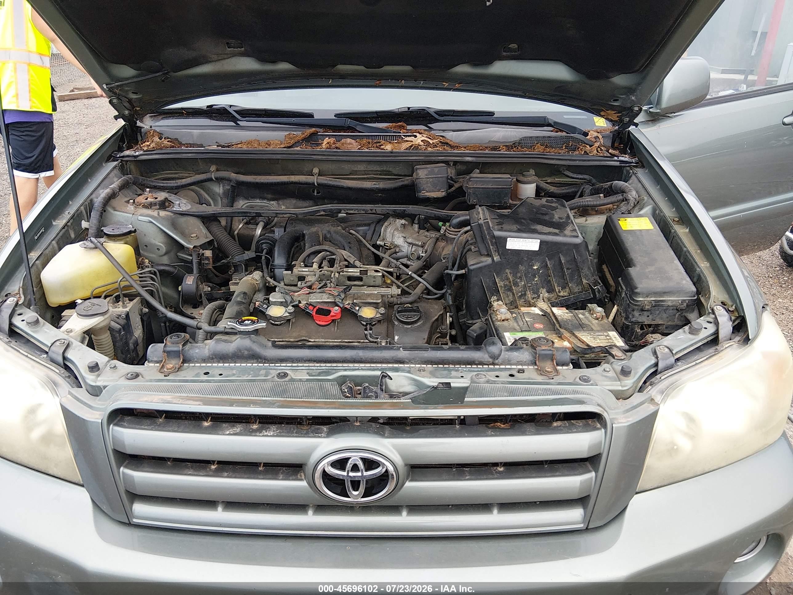 2005 Toyota Highlander Limited V6 Green vin: JTEDP21A050053218
