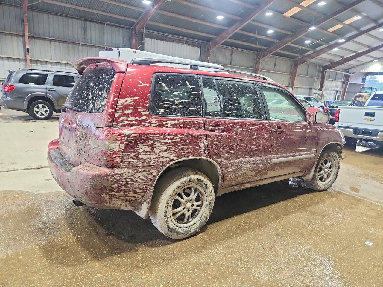 2005 Toyota Highlander Limited Темно-бордовый vin: JTEDP21A050059200