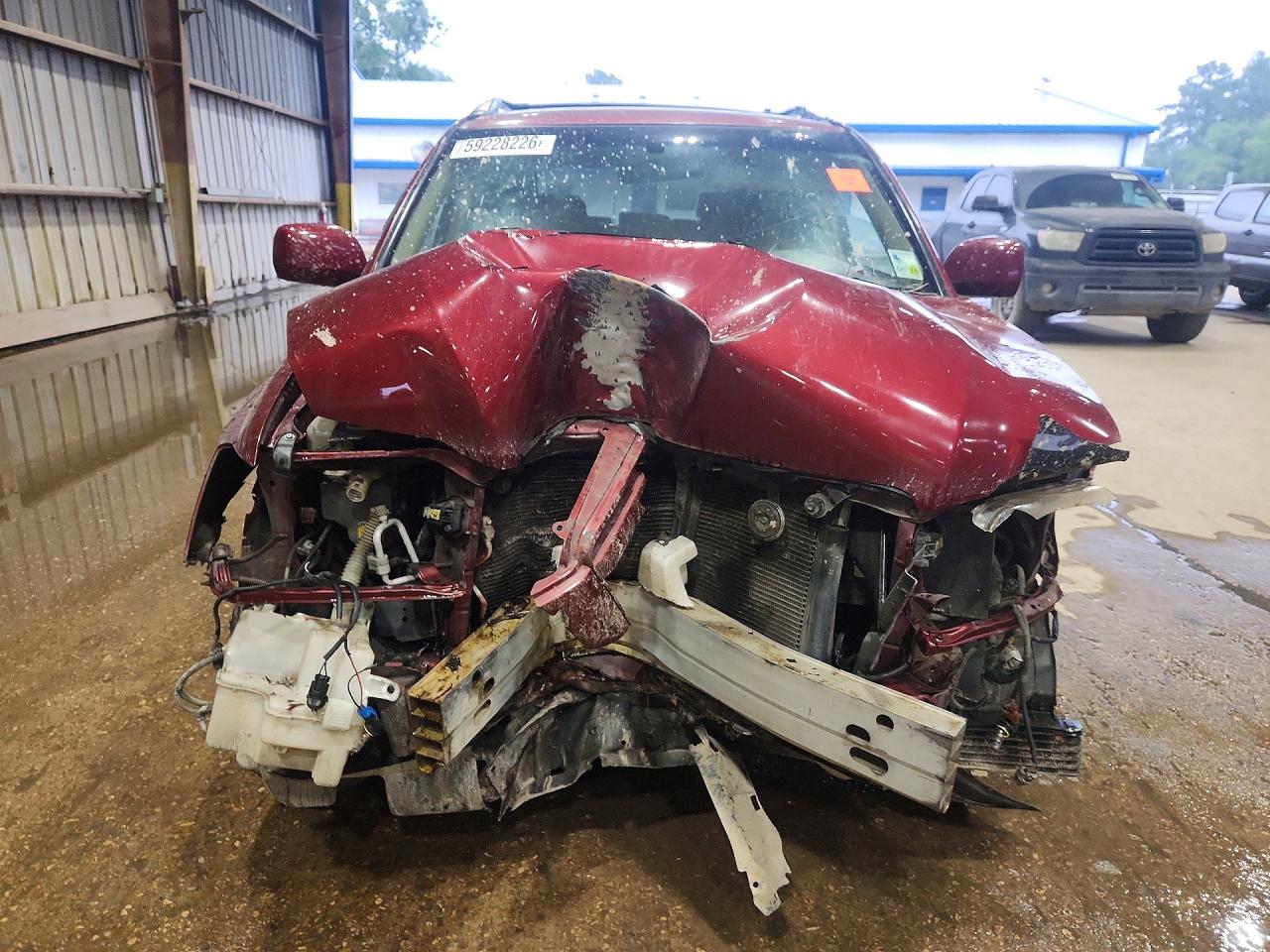 2005 Toyota Highlander Limited Темно-бордовый vin: JTEDP21A050059200