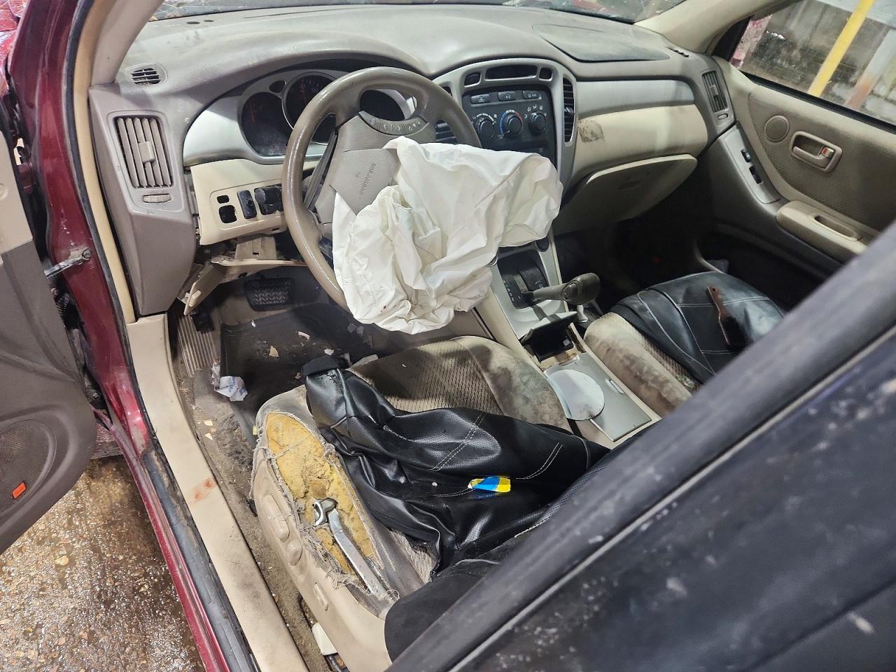 2005 Toyota Highlander Limited Темно-бордовый vin: JTEDP21A050059200