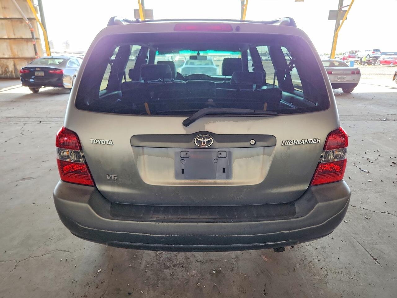 2005 Toyota Highlander Limited Gray vin: JTEDP21A050061464